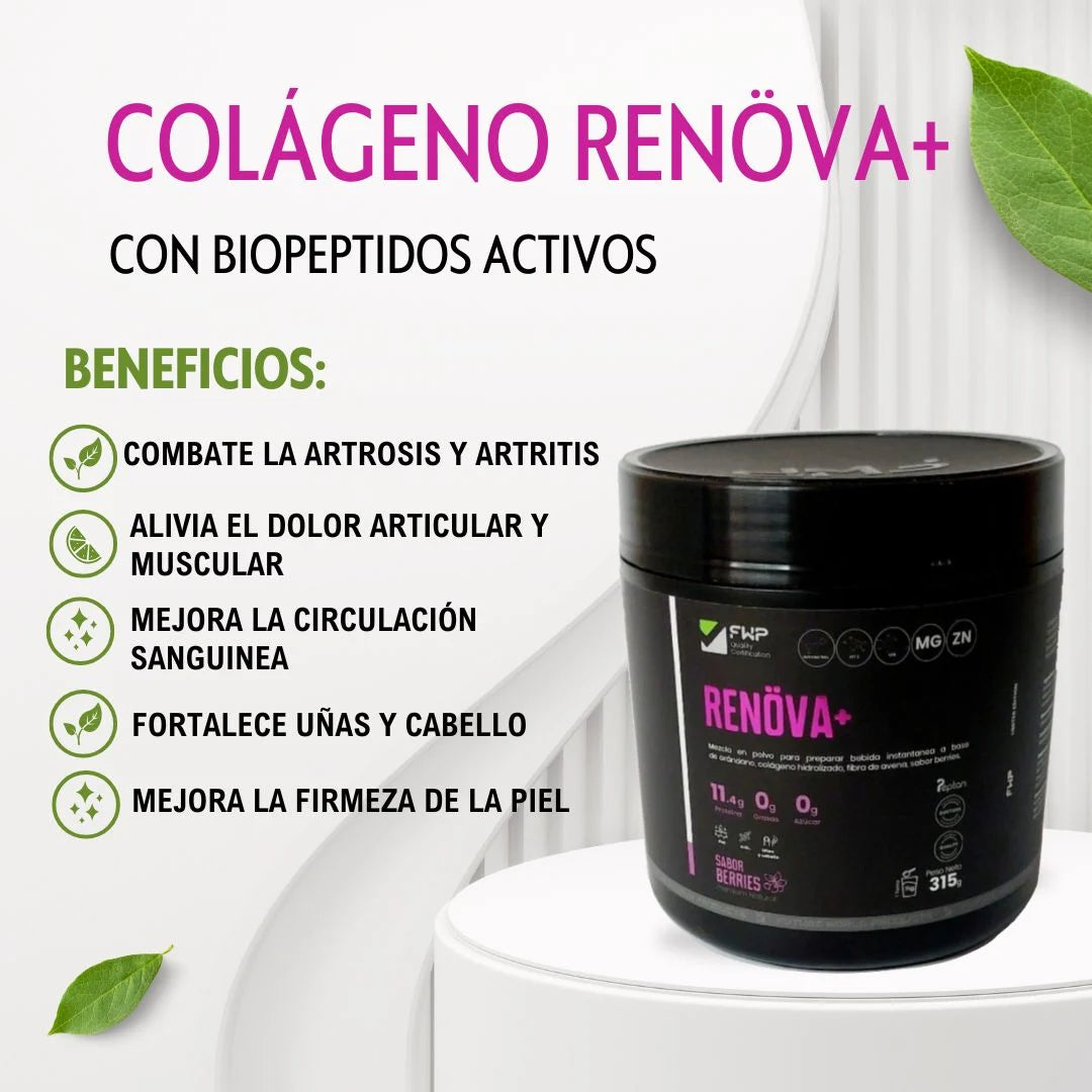 💖 ✨Super Colágeno RENOVA✨ 🥇 ¡El mejor del mercado para tu piel, cabello y articulaciones!
